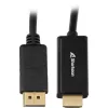 Sharkoon SHA aktyvus DisplayPort 1.2 į HDMI 4K kabelis, 2.0 m, juodas, 4Kx2K 60 Hz