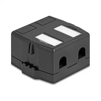 Įstatomas rėmelis DeLOCK 85842 Plastikinis Juodas 545x573x324mm