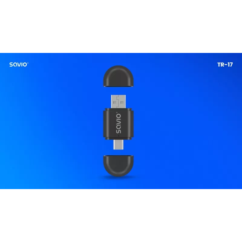 Belaidis garso siųstuvas Savio TR-17 Bluetooth USB 10 m Juodas