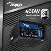 Akyga Classic AK-C1-600 ATX maitinimo blokas 600 W, 80 PLUS, aktyvus PFC, 120 mm ventiliatorius