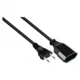 Good Connections Euro ilginimo laidas juodas 0,5m