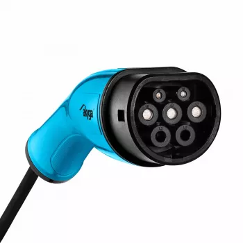 Akyga AK-EC-19 nešiojamasis elektromobilio įkroviklis Type 2 LCD 1 fazė 16A 3,8kW 5m