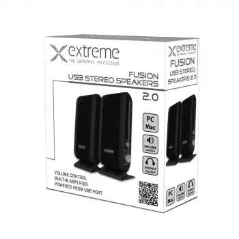 Garsiakalbiai Extreme XP102 2.0 kanalų 4 W Juodi
