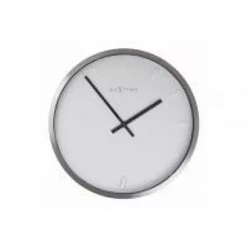 NeXtime Paniki sieninis laikrodis 2991st, Ø34 cm, baltas