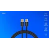 DisplayPort kabelis SAVIO CL-166 2 m Juodas — DisplayPort 1.4, vyriškas-kištukas, paauksuoti kontaktai