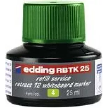 Pripildomas rašalas žymekliui Edding RBTK 25, žalias, 25 ml