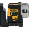 Belaidis kelių linijų lazerinis nivelyras DeWalt DCLE14301GB 3×180° kryžminės linijos, 18V, žalios linijos, integruota Powerstack Li‑Ion baterija