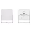 Lubinis šviestuvas Tellur WiFi LED 24W Kvadratinis