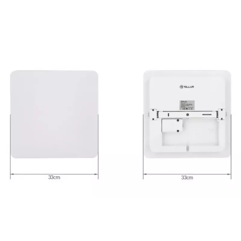 Lubinis šviestuvas Tellur WiFi LED 24W Kvadratinis