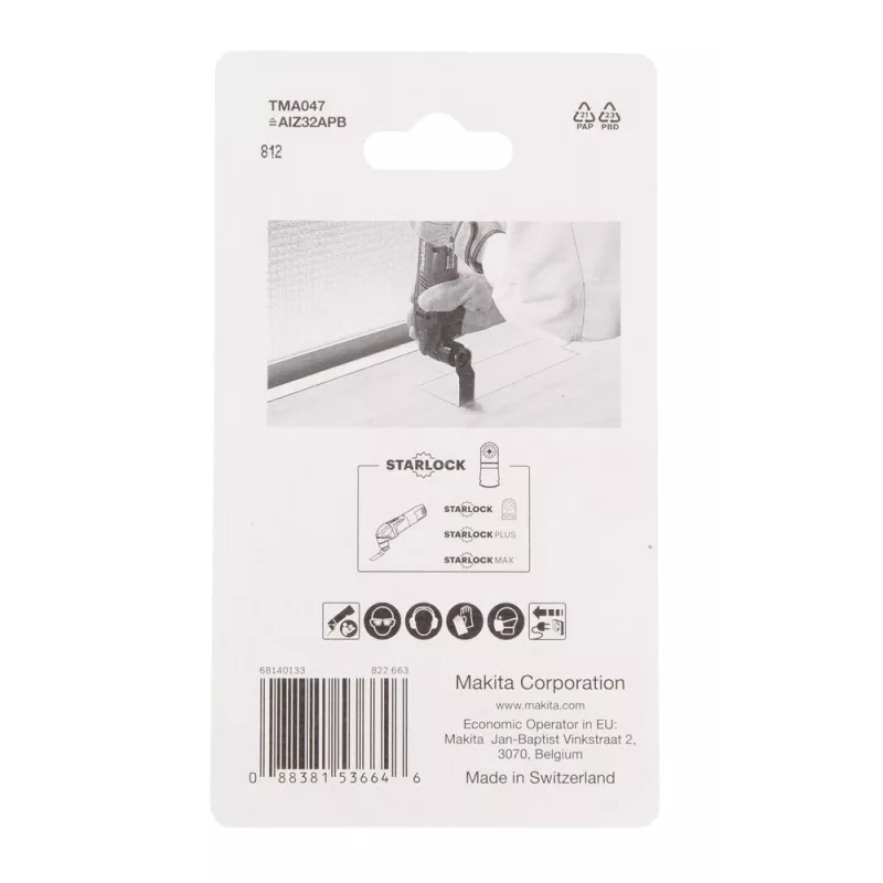 Makita B-64814-5 pjūklo diskas / dėlionės / stūmoklinio pjūklo geležtė Bimetal 5 vnt