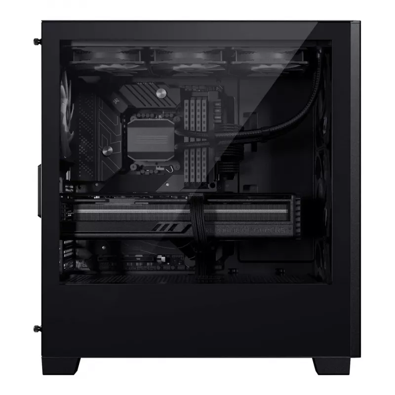 Phanteks XT Pro korpusas su grūdintu stiklu - juodas