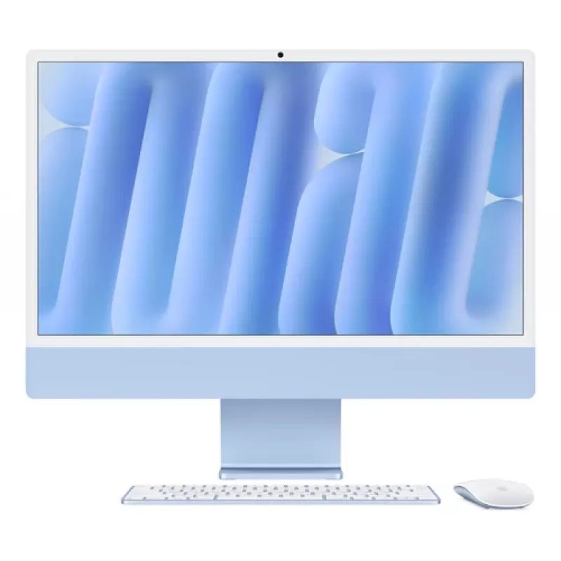 “iMac 24” M4 8/8/16 16GB 256GB GE Std MM K+NUM - Mėlyna