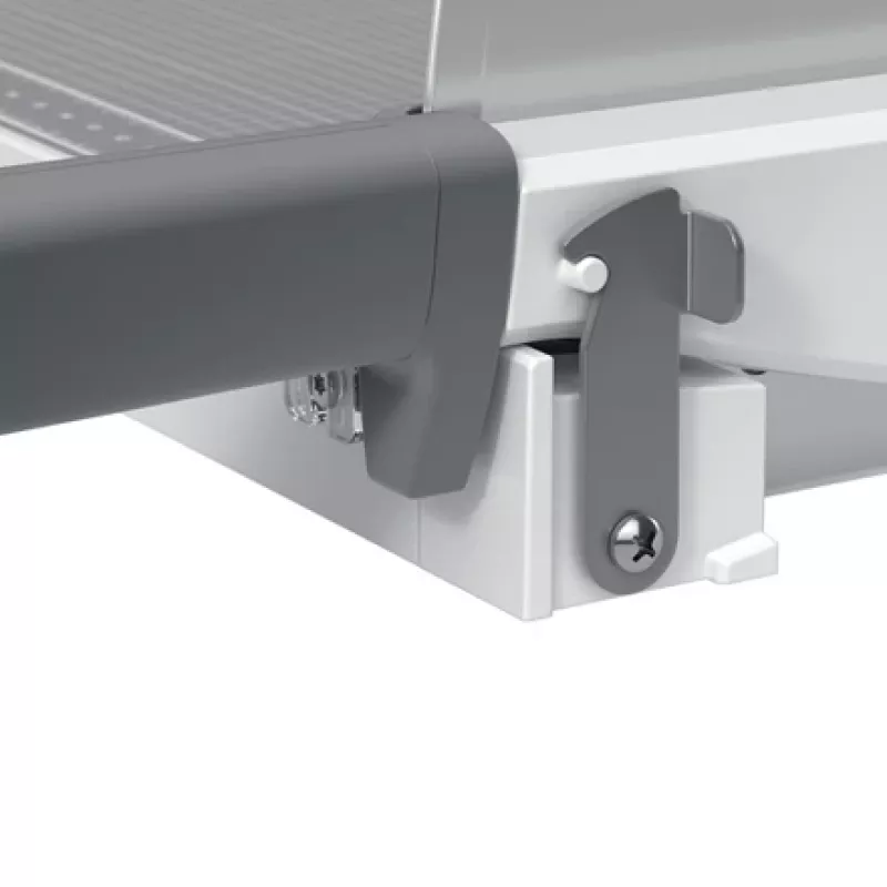 Leitz Precision Home Office popieriaus pjaustyklė A4, 10 lapų, rankinis spaustuvas, nerūdijantis plienas, A4, 80 g/m², antracitas