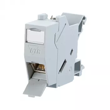 METZ CONNECT BTR IT CONNECT E-DAT modulis REG 8(8) IP20 – modulinė jungtis – šviesiai pilka, RAL 7035 – 1 jungtis (1309426003-E)