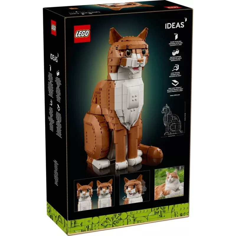 LEGO IDEAS 21376 Oranžinė katė