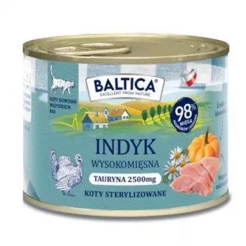 BALTICA regional flavours Turkija šlapias kačių maistas - 185g