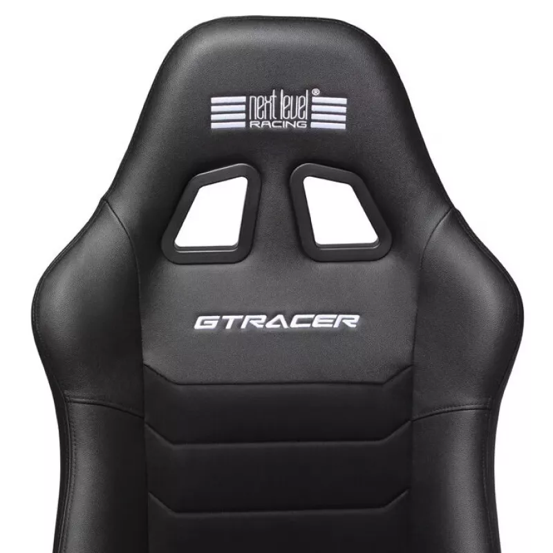 Lenktynių simuliatoriaus kėbulas Next Level Racing GTRacer 2.0 Juodas reguliuojamas sėdynės rėmas