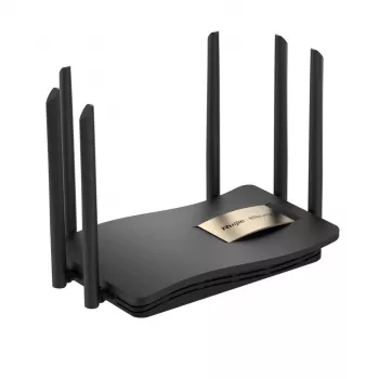 Stalinis maršrutizatorius RUIJIE RG-EW1200G PRO dvejopo dažnio Wi‑Fi 5, 1300 Mbps, 6 išorinės antenos, 4 Gigabit LAN prievadai