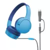 Ausinės ant ausų Belkin SoundForm Mini laidinės 3,5 mm USB-C mėlynos