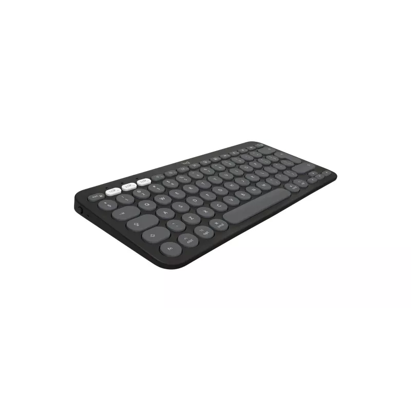 Logitech Pebble 2 Combo for Mac, Tonal Graphite, US International belaidis klaviatūros ir pelės rinkinys