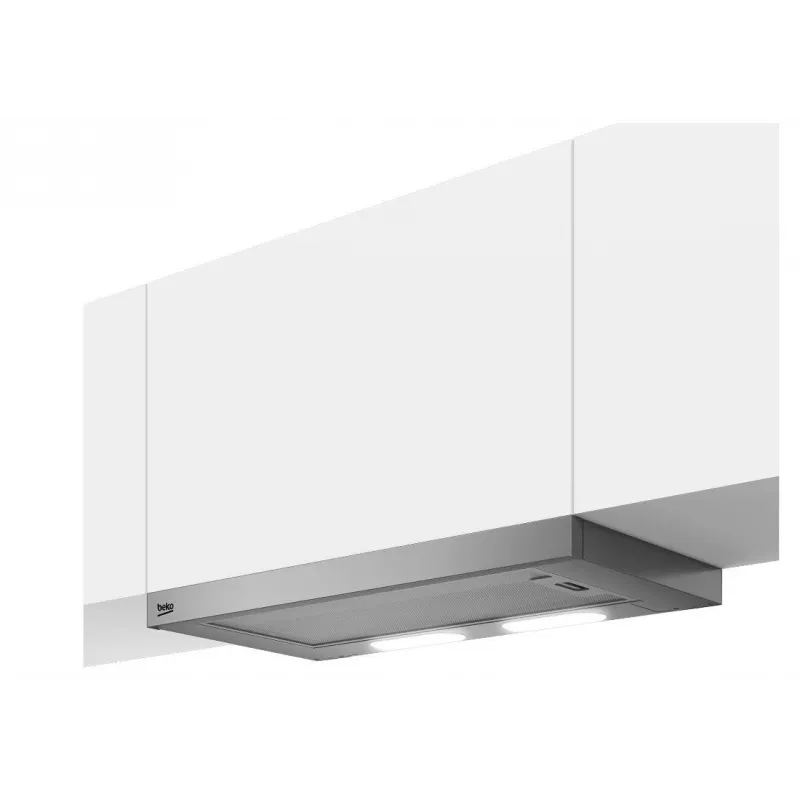 Beko HNT61210X gartraukis pusiau įmontuojamas (ištraukiamas) nerūdijantis plienas 280 m³/h
