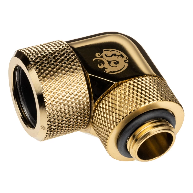 Adapteris vamzdeliams BitsPower BP-TBE90RMLA16 — žalvarinis, 16 mm skersmens, kompiuterio aušinimui