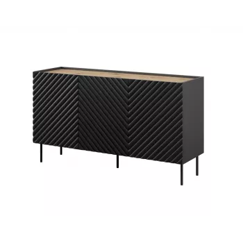 3D2SZ ONDA komoda 150x45x85 juodas