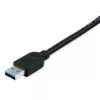 Equip 133346 USB ilginimo kabelis USB 3.2 Gen 1 (3.1 Gen 1) 5 m USB A juodas
