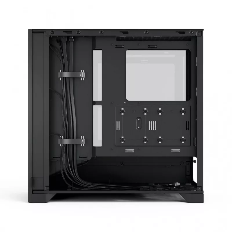 PC korpusas Fractal Design Pop 2 Air Black TG Midi Tower — ATX, 3x 120 mm priekiniai ventiliatoriai, palaiko 2,5 colio ir 3,5 colio diskus