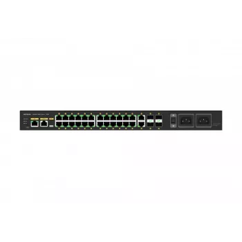 NETGEAR GSM4230UP valdomas L2/L3 Gigabit Ethernet jungiklis su PoE (10/100/1000), 1U, juodas