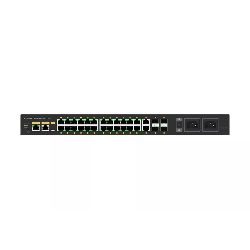 NETGEAR GSM4230UP valdomas L2/L3 Gigabit Ethernet jungiklis su PoE (10/100/1000), 1U, juodas