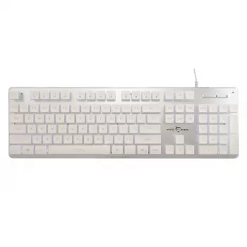 Mechaninė žaidimų klaviatūra White Shark TACHI-W-US – kompaktiškas TACHI baltas išdėstymas