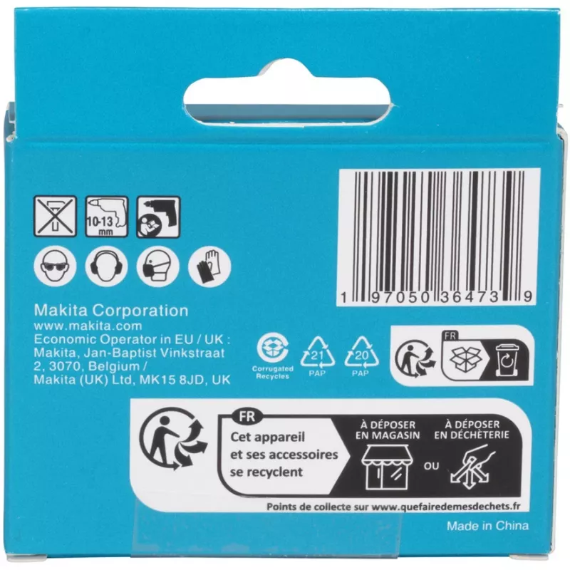 Gręžtų rinkinys stiklui ir plytelėms Makita E-25410, 5 vnt.