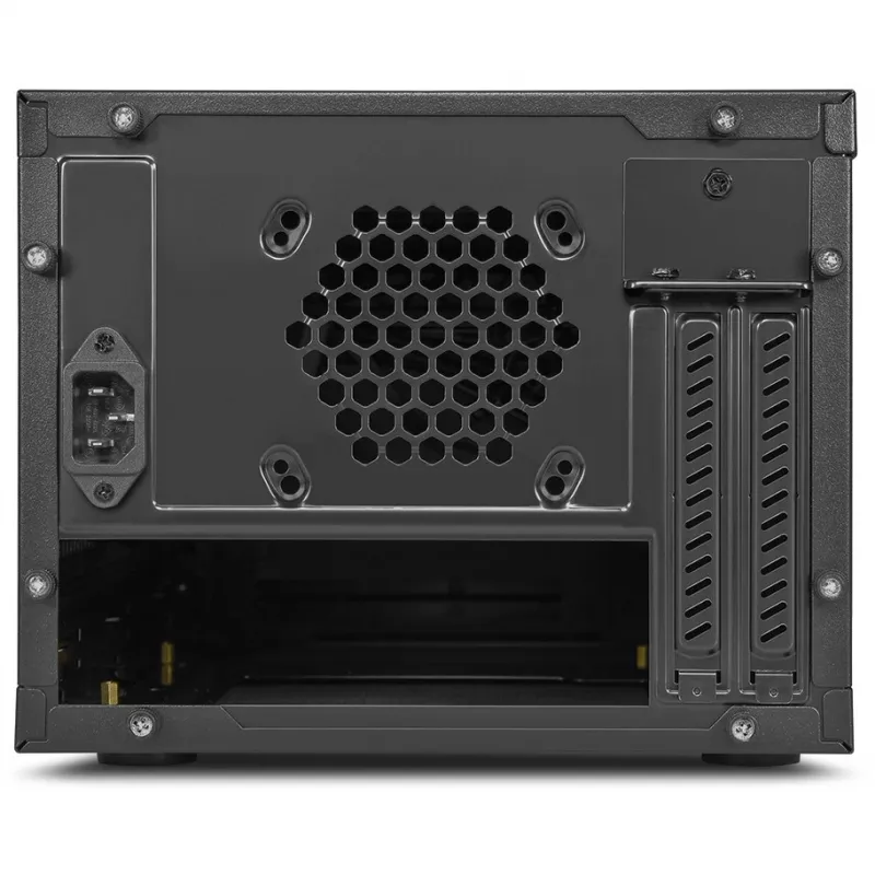 PC korpusas Sharkoon SHARK ZONE C10 Mini-ITX juodas, geltonas