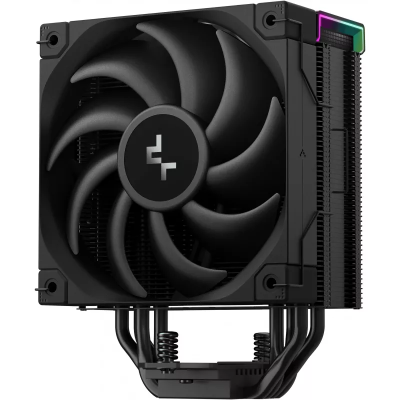 Oro aušintuvas DeepCool AK400 Digital PRO — 120 mm ventiliatorius, PWM, 1850 RPM, FDB, suderinamas su LGA 1700/1200/115x/AM4/AM5, juodas