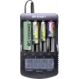 VOLTCRAFT Įkroviklis apvaliosioms baterijoms NiMH, NiCd, Li-Ion CC-2 Mignon (AA), Micro (AAA), Baby (C), Sub-C, 26650, 26500, 18650, 1 vnt. (VC-8066555)
