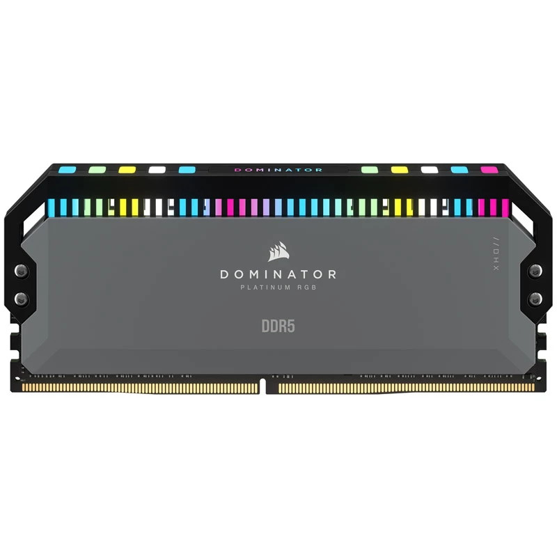 Corsair Dominator Platinum RGB, DDR5-5600, CL36, AMD EXPO - 32 GB dviejų modulių rinkinys, pilka
