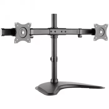 HAGOR HA FS – Laikiklis dviem monitoriams ant stalo, juodas, 38–68 cm (15–27 col.)