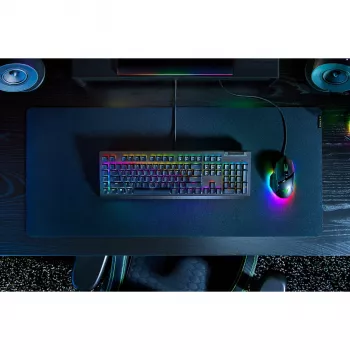 Razer BlackWidow V4 X žaidimų klaviatūra USB QWERTZ vokiška juoda