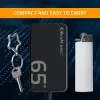 QOLTEC 65W GaN Super Fast SLIM PD 5-20V 3.25A USB-C įkroviklis