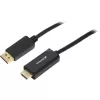Sharkoon SHA aktyvus DisplayPort 1.2 į HDMI 4K kabelis, 2.0 m, juodas, 4Kx2K 60 Hz