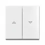 Busch-Jaeger 2504-914 Busch-balance SI aklasis jungiklio klavišas, Alpine White