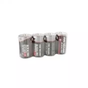 ANSMANN 5015581 RED Šarminės baterijos, Mono (D), 4 vnt. pakuotė