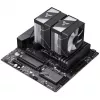 CPU aušintuvas Jonsbo CR-1400 DV2 su 120 mm ventiliatoriumi, juodas