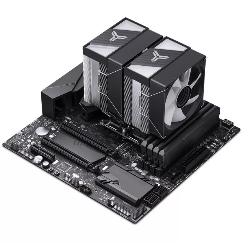 CPU aušintuvas Jonsbo CR-1400 DV2 su 120 mm ventiliatoriumi, juodas