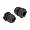 Kabelio įvadas DeLOCK 60385 Juodas Plastikinis 2 vnt.