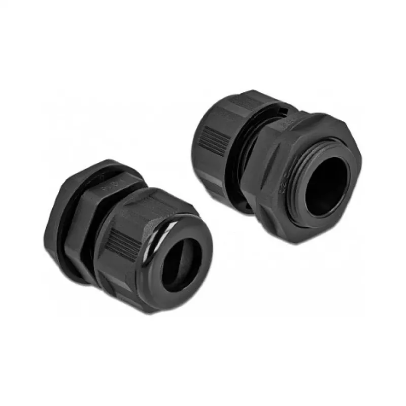 Kabelio įvadas DeLOCK 60385 Juodas Plastikinis 2 vnt.