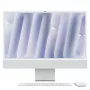 iMac 24 colių Retina 4,5K ekranas M4, sidabrinis, M4 (10-CPU/10-GPU), 16 GB, 512 GB, standartinis stiklas, Touch ID, vokiška klaviatūra, Gigabit Ethernet, Magic Mouse, MWUV3D/A