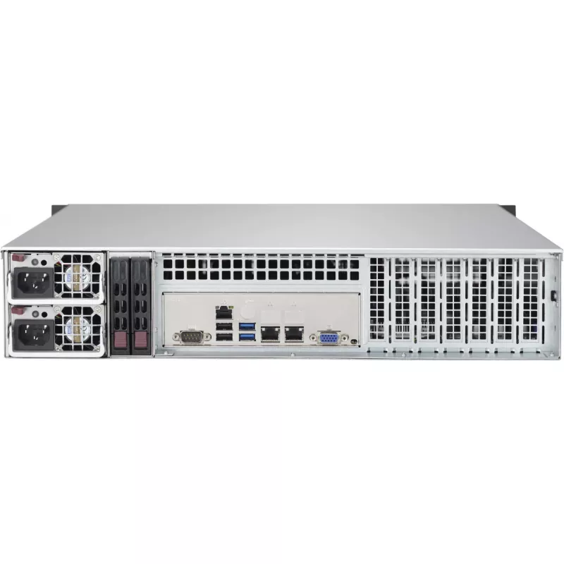 Serverio korpusas Supermicro CSE-825MBTQC-R802LPB stelažinis juodas