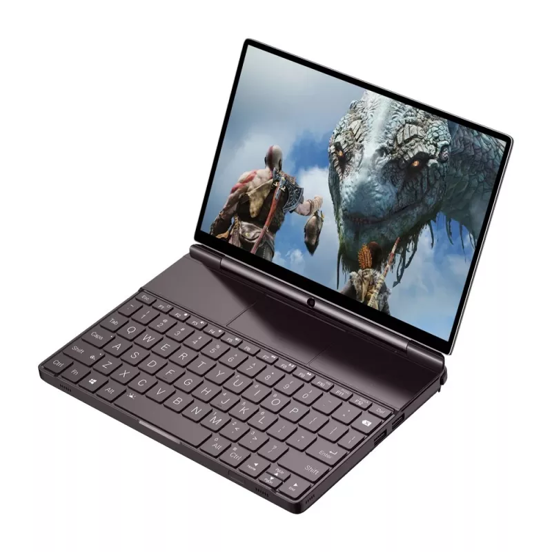 Nešiojamas kompiuteris GPD Win Max 2, Ryzen 7 8840U, 10,1 colio WQXGA (2560x1600) liečiamas ekranas, 32GB RAM, 1TB SSD, AMD Radeon 780M 6GB, Windows 11, grafito spalva